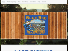 Tablet Screenshot of bluebeefarm.net